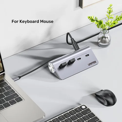 UNITEK ALUMINIUM USB-C HUB 2X USB-A 2X USB-C 5GBPS
