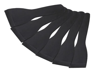 Kisag Raclette-Spachtel 6 Stück, Schwarz - Materialtyp: Kunststoff - Material: Kunststoff - Detailfarbe: Schwarz