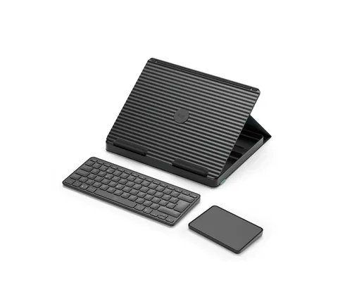 Logitech Tablet Tastatur Cover Casa Pop-Up Desk - Verbindungsmöglichkeiten: Bluetooth - Tastaturlayout: QWERTZ (CH) - Kompatible Hersteller: Universal - Detailfarbe: Grau - Bildschirmdiagonale in Zoll: 17  - Tablet Kompatibilität: Universal