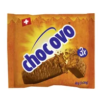 Ovomaltine Riegel Ovomaltine Choc Ovo 3 x 20 g - Produkttyp: Milch - Nährwertangabe pro: 100 g - Energiegehalt (in kj): 1824 KJ - Energiegehalt (in kcal): 433 Kcal - Fett: 13 g - Gesättigte Fettsäuren: 7.3 g