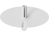 Max Hauri Deckenrosette Rund, Flach, Federbügel, Kabeleinführung - Befestigung Hausinstallation: Klemmfeder - Dosenprogramm: Deckenrosette