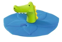 Leonardo Glasabdeckung Bambini Krokodil Blau/Grün - Produkttyp: Glasabdeckung - Material: Silikon - Detailfarbe: Grün - Blau - Set: Nein - Verpackungseinheit: 1 Stück