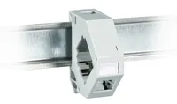 EFB Keystone Modulhalter 1-Port, für Hutschiene, Kunststoff