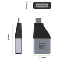 Techly Adapter DisplayPort F 1.2 auf USB-C M