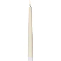 Star Trading LED-Stabkerzen Set Dinner Candy 2 pack, Warmweiss – Beige - Betriebsart: Batteriebetrieb - Fernbedienung: Nein - Aussenanwendung: Nein - Höhe: 26 cm - Timerfunktion: Ja - Set: Ja