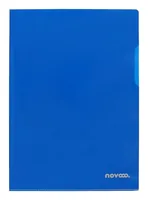 NOVOOO Pro Sichtmappen 140my A4 400197666 blau glatt 10 Stück