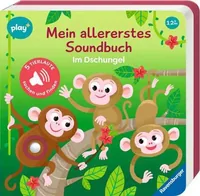 play+ Mein allererstes Soundbuch: Im Dschungel - Thema: Bilderbuch - Musik - Sprache: Deutsch - Altersempfehlung ab: 12 Monaten - Einband: Pappe - Anzahl Seiten: 12 - Altersgruppe: Kleinkinder