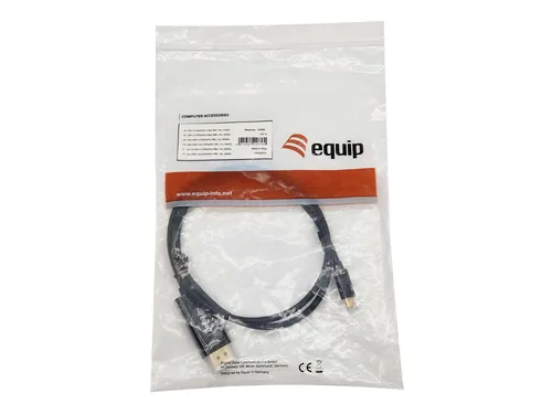 Equip Adapter - USB-C (M) - DisplayPort (M) - 1m - Black
