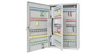 WEDO Schlüsselschrank mit Schlüsselöffnung, 150 Schlüssel - Produkttyp: Schlüsselschrank - Widerstandsfähigkeit: Keine Angabe - Detailfarbe: Grau