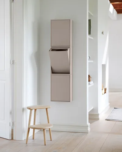 ReCollector Recyclingbehälter 12 l, Silver Cloud Grey - Anzahl Behälter: 1 - Fassungsvermögen: 12 l
