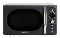 Create Mikrowelle Retro Schwarz - Mikrowellenleistung: 700 W - Fassungsvermögen: 20 l - Grillfunktion: Ja - Backofenfunktion: Keine Angaben - Steamfunktion: Keine Angaben - Breite: 45.5 cm