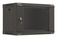 LANBERG 19"" 6U 540x350 Wandgehäuse Glastür FlatPack sw