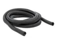 Delock Kabelschlauch 5mx9mm selbstschliessend Schwarz - Detailfarbe: Schwarz - Produkttyp: Kabelschlauch - Ausstattung Kabelmanagement: Zuschneidbar - Breite: 9 mm - Länge: 5 m - Material: Polyester