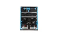 SmartCase Bit-Satz 2200SC-1, 69-teilig (schwarz/blau, 1/4"", mit Handhalter)