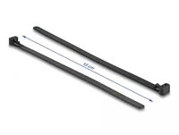 Delock Kabelbinder hitzebeständig 200 mm x 7.5 mm, 100 Stück - Breite: 7.5 mm - Länge: 200 mm - Produkttyp: Kabelbinder - Ausstattung Kabelmanagement: Wiederverwendbar - Verpackungseinheit: 100 Stück - Material: Nylon