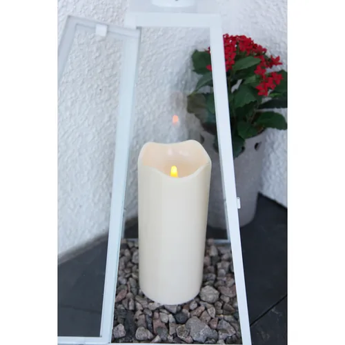 Star Trading LED-Kerze Pillar Paul Ø 10 x 23 cm, Beige - Betriebsart: Batteriebetrieb - Fernbedienung: Nein - Aussenanwendung: Ja - Höhe: 23 cm - Timerfunktion: Ja - Set: Nein