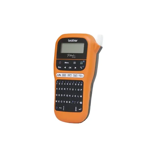 PTOUCH Gerät inkl. PT-E110VP Koffer, Adapter und Band