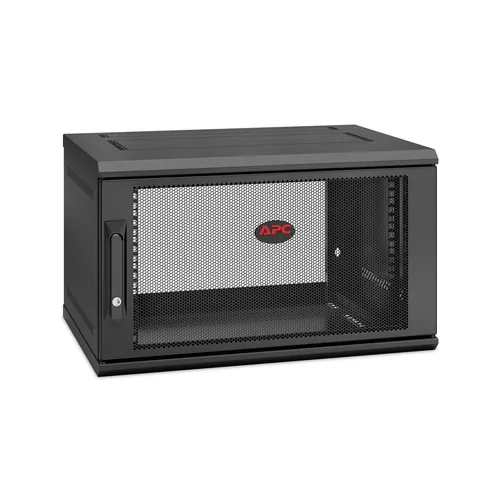 APC NetShelter WX 6U Single Hinged Wall-mount Enclosure 600mm Width 400mm Deep assembled