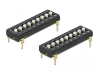 DELOCK DIP-Schalter Tri-State 9-Stellig 2,54mm Rastermaß THT