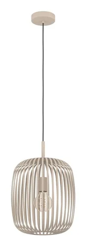 EGLO Leuchten Pendelleuchte Zigbee ROMAZZINA beige E27 - Lampensockel: E27 - Farbtemperatur Kelvin: Je nach Leuchtmittel - Aussenanwendung: Nein - Gesamtleistung: 40 W - Leuchten Kategorie: Pendelleuchte - Lichtfarbe: Je nach Leuchtmittel