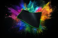 Razer Gaming-Mausmatte Goliathus Extended Chroma Schwarz - Tiefe: 294 mm - Breite: 920 mm - Detailfarbe: Schwarz - Form: Eckig - Höhe: 3 mm - Handgelenkauflage: Nein