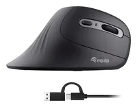 Equip 245119 mouse Universal Right-hand USB Type-A + USB Type-C Optical 7200 DPI