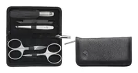 Zwilling Maniküre Pediküre Set 5tlg. mit Nagelschere, Leder