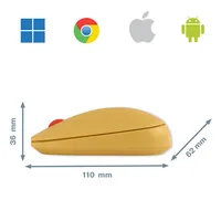 Leitz Cosy Maus Büro Beidhändig RF Wireless + Bluetooth 4000 DPI