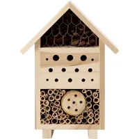 Creativ Company Insektenhotel 26.1 x 18.4 x 9.2 cm Kiefer - Tierart: Insekten - Produkttyp: Insektenhotel - Gartentier: Marienkäfer - Ohrwurm - Florfliege - Wildbiene