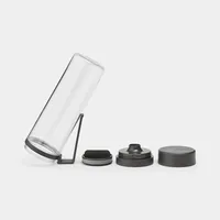 Brabantia Trinkflasche Make & Take 500 ml, Dunkelgrau - Material: Kunststoff - Eigenschaften: Keine Eigenschaft - Zertifikate: Keine Zertifizierung - Spülmaschinenfest: Ja - Volumen: 500 ml - Farbe: Dunkelgrau