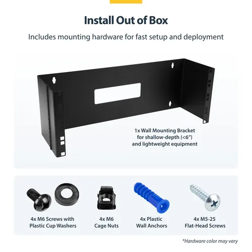 HINGED WALL MOUNTING BRACKET .