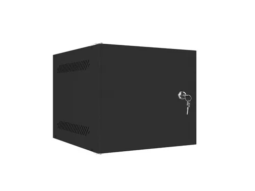 LANBERG 10"" 6U 280x310 Wandgehäuse Metalltür FlatPack sw