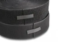Delock Klettband 15m x 50mm Strapazierfähig Schwarz - Breite: 50 mm - Länge: 15 m - Ausstattung Kabelmanagement: Wiederverwendbar - Produkttyp: Klettband - Verpackungseinheit: 1 Stück - Material: Nylon - Polyester