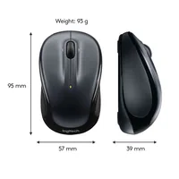 Logitech M325 - Color Collection Limited Edition - Maus - optisch - 3 Tasten - kabellos - 2.4 GHz - kabelloser Empfänger (USB)