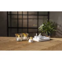 Star Trading LED Teelichter Set Flamme Charge 6er, Weiss - Betriebsart: Akkubetrieb - Fernbedienung: Nein - Aussenanwendung: Nein - Timerfunktion: Keine Angaben - Set: Ja - Durchmesser: 5 cm