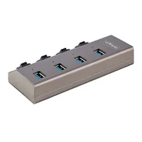 4-PT USB HUB W/ON/OFF SWITCHES WITH INDIVIDUAL ON/OFF SWITCHES