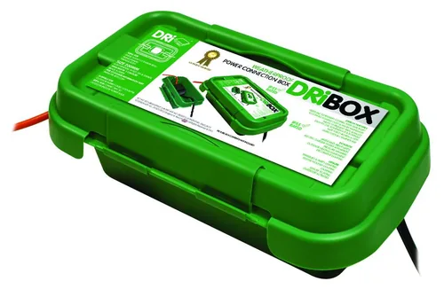 DRiBox Kabelbox 95 x 200 x 80 mm - Breite: 200 mm - Länge: 950 mm - Tiefe: 80 mm - Anwendungsbereich: Outdoor - Detailfarbe: Grün