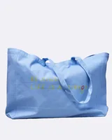Chic Mic Tasche Be Kind Blau - Breite: 14 cm - Detailfarbe: Blau - Material: Bio Baumwolle - Höhe: 42 cm - Länge: 48 cm