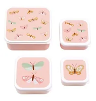 ALLC Lunch & Snackbox Set SBSEBU42 Butterflies