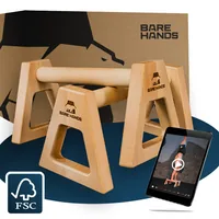 Bare Hands Liegestützgriffe Gr. XL - Nachhaltigkeit: Nicht angegeben - Sportart: Fitness - Farbe: Braun