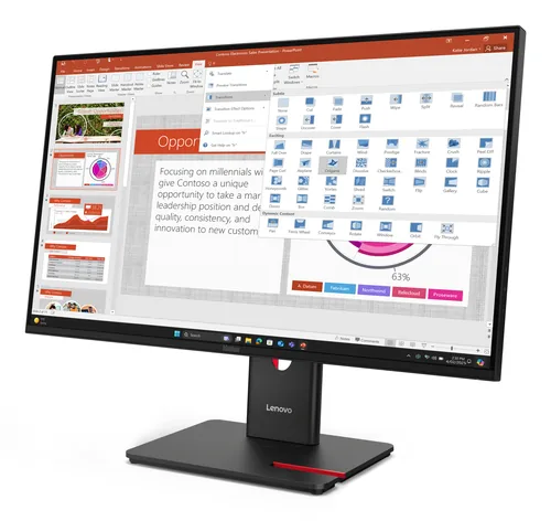 Lenovo ThinkVision T27-40 computer monitor 68.6 cm (27") 1920 x 1080 pixels Full HD LED Black
