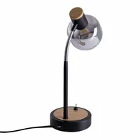 Näve Tischleuchte «Fumoso» h: 39 cm - Betriebsart: Netzbetrieb - Lampensockel: E14 - Farbtemperatur Kelvin: Je nach Leuchtmittel - Zusätzliche Ausstattung: Ein/Aus-Schalter - Gesamtleistung: 40 W - Dimmbar: nicht dimmbar