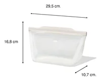 OXO 11386200 food storage bag 1.8 L 1 pc(s) Transparent, White