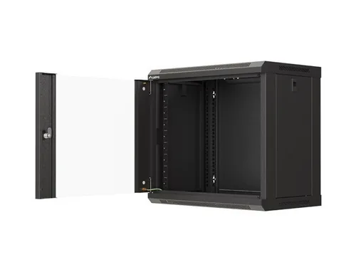 Lanberg WF03-5309-10B rack cabinet 9U Wall mounted rack Black