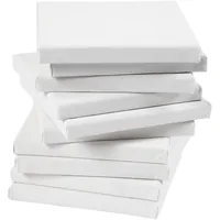 Creativ Company Keilrahmen 20 x 20 cm, Weiss, 80 Stück - Format: 20 x 20 cm cm - Material: Baumwolle