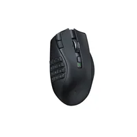 Razer Gaming-Maus Naga V2 HyperSpeed - Maus Features: Umschaltbare DPI-Auflösung - Programmierbare Tasten - Integrierter Speicher - Hyperschnelles Scrollen - Bedienungsseite: Rechtshänder - Detailfarbe: Schwarz - Gewicht: 120 g - 95 g - Verbindungsart: Ka