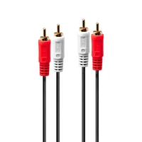 LINDY GOLD Audio Cable -  Stereo -  2xRCA-2xRCA M-F -  1m -  gold plated