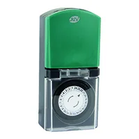 REV 0025710603 electrical timer Black, Green Daily timer