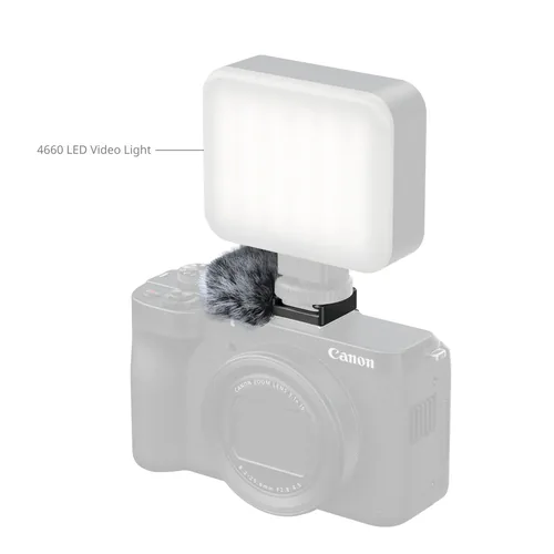 Smallrig Pelziger Windschutz für Canon PowerShot V1 - Zubehörtyp Kamera: Mikrofonzubehör
