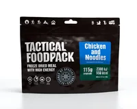 Tactical Foodpack Hauptgericht Chicken and Noodles - Produkttyp: Nudelgerichte - Nährwertangabe pro: 1 Stück - Energiegehalt (in kj): 2137 KJ - Energiegehalt (in kcal): 514 Kcal - Fett: 20 g - Gesättigte Fettsäuren: 9.3 g